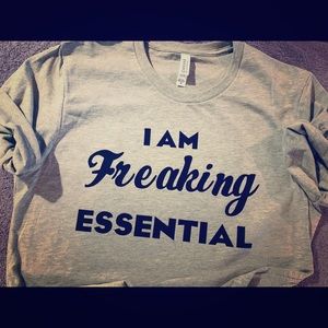 Freaking Essential gray tee